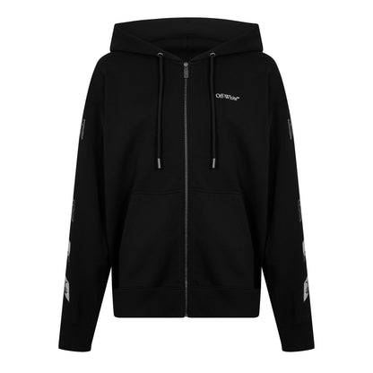 Metal Arrow Zip Hoodie