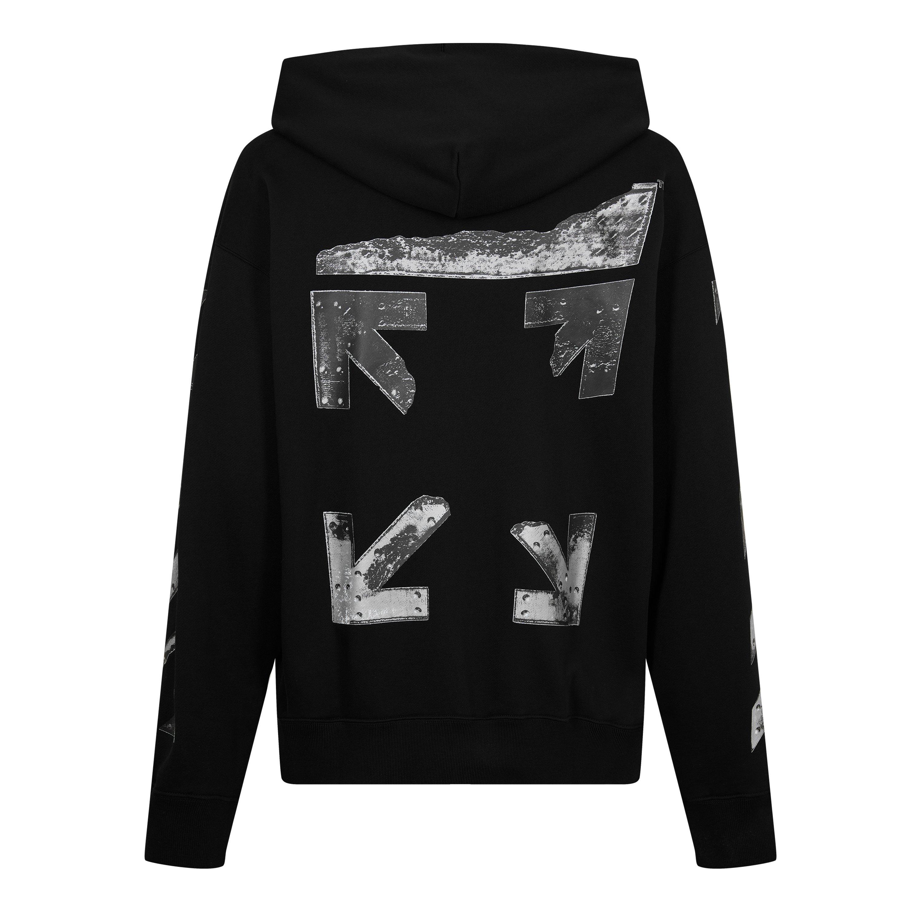 Metal Arrow Zip Hoodie