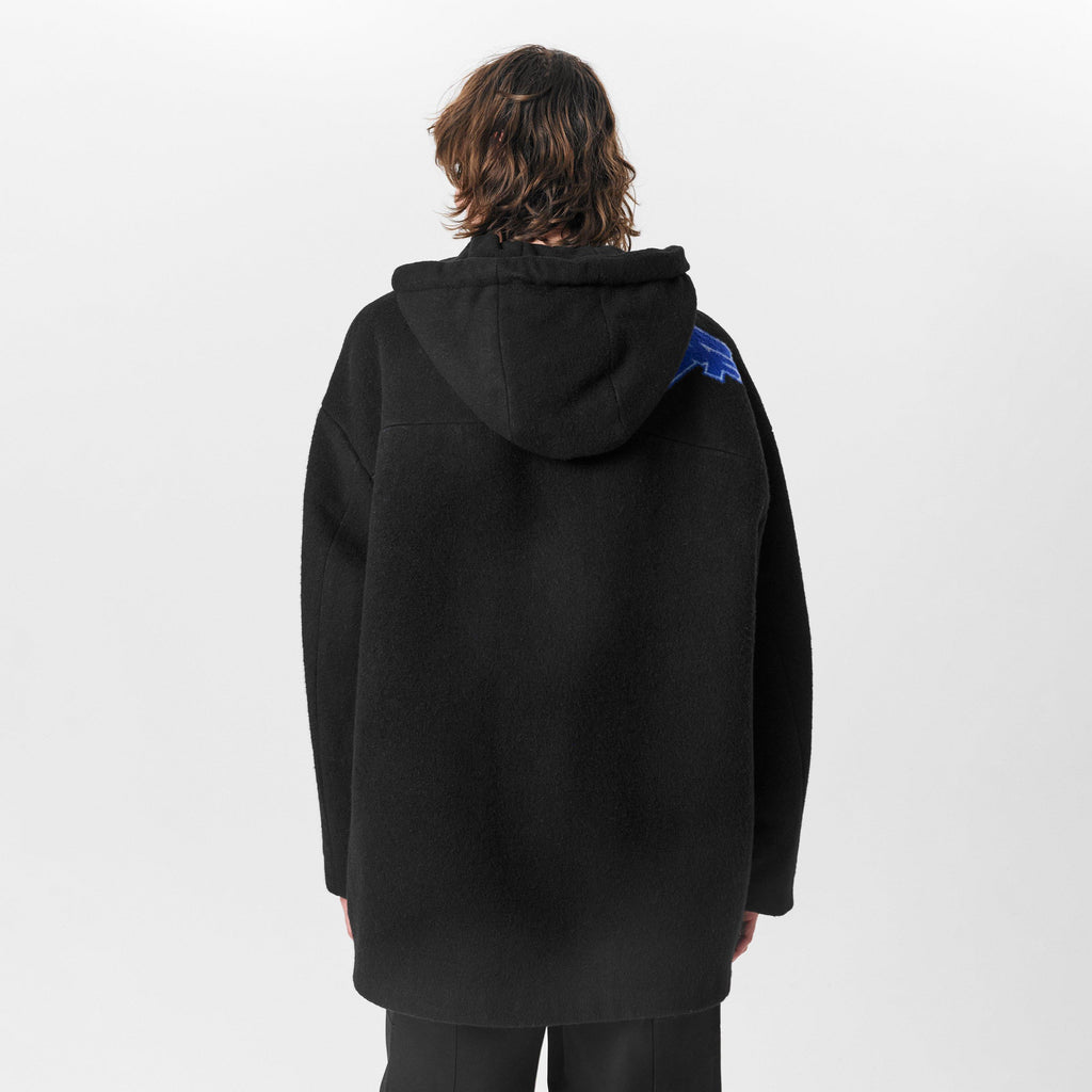 Men's Wool Zipped Hoodie Jacket