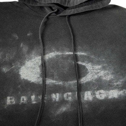 Bal Washed Logo Pull Over Hoodie