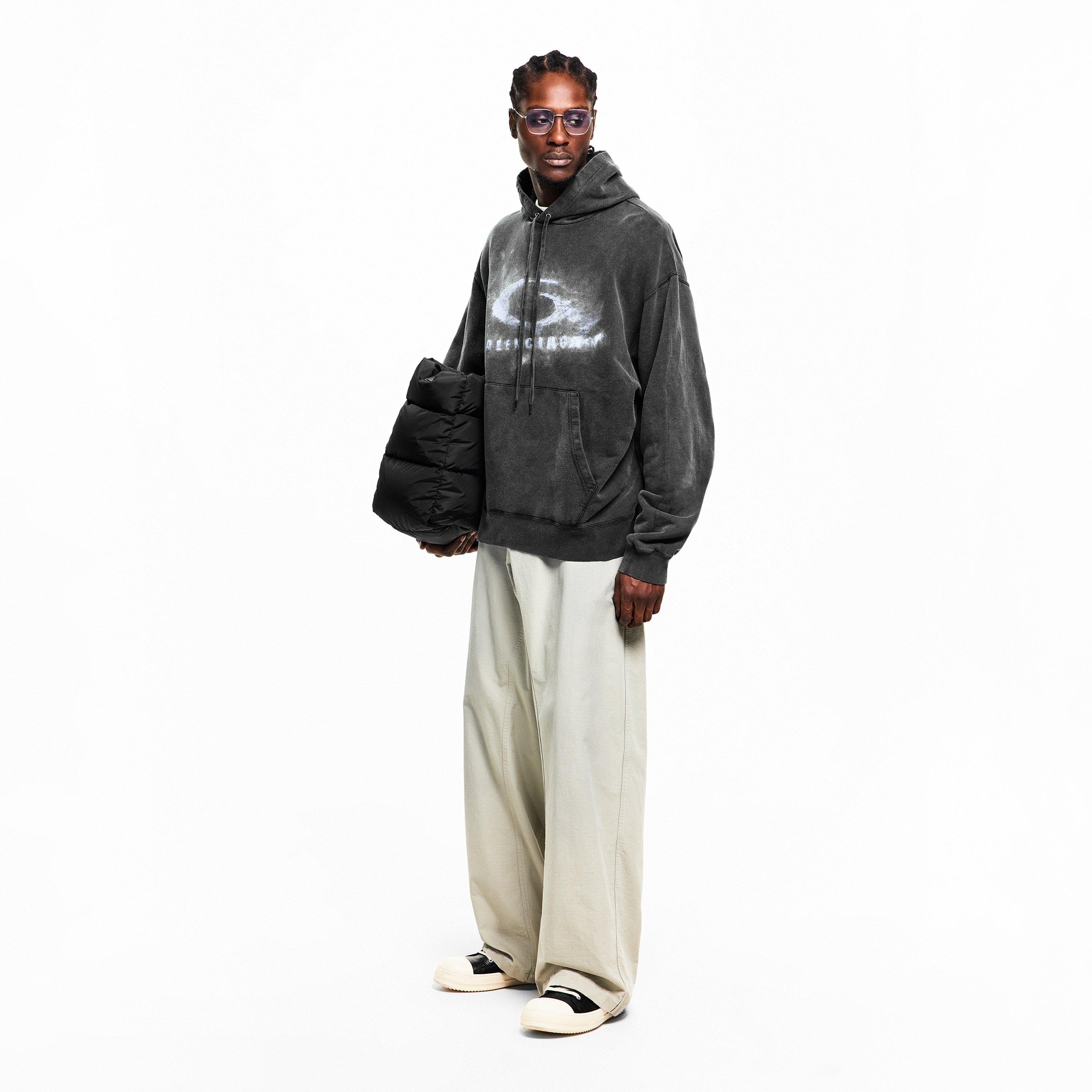 Bal Washed Logo Pull Over Hoodie