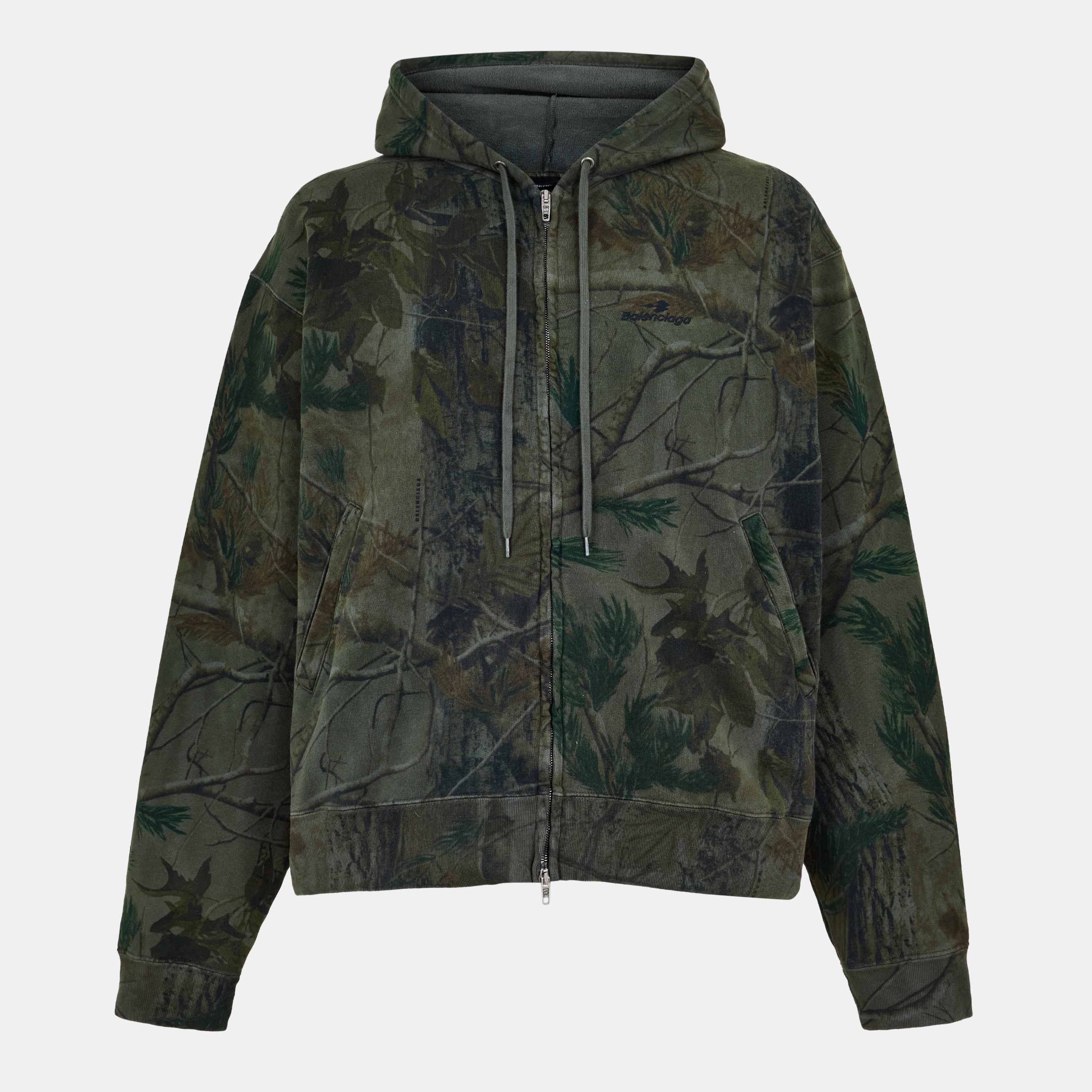 Bal Sports Logo Full Zip Relaxed Fit Hoodie