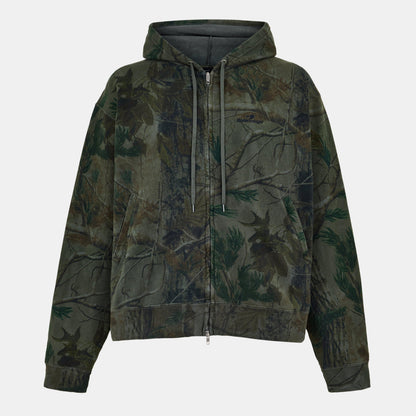 Bal Sports Logo Full Zip Relaxed Fit Hoodie