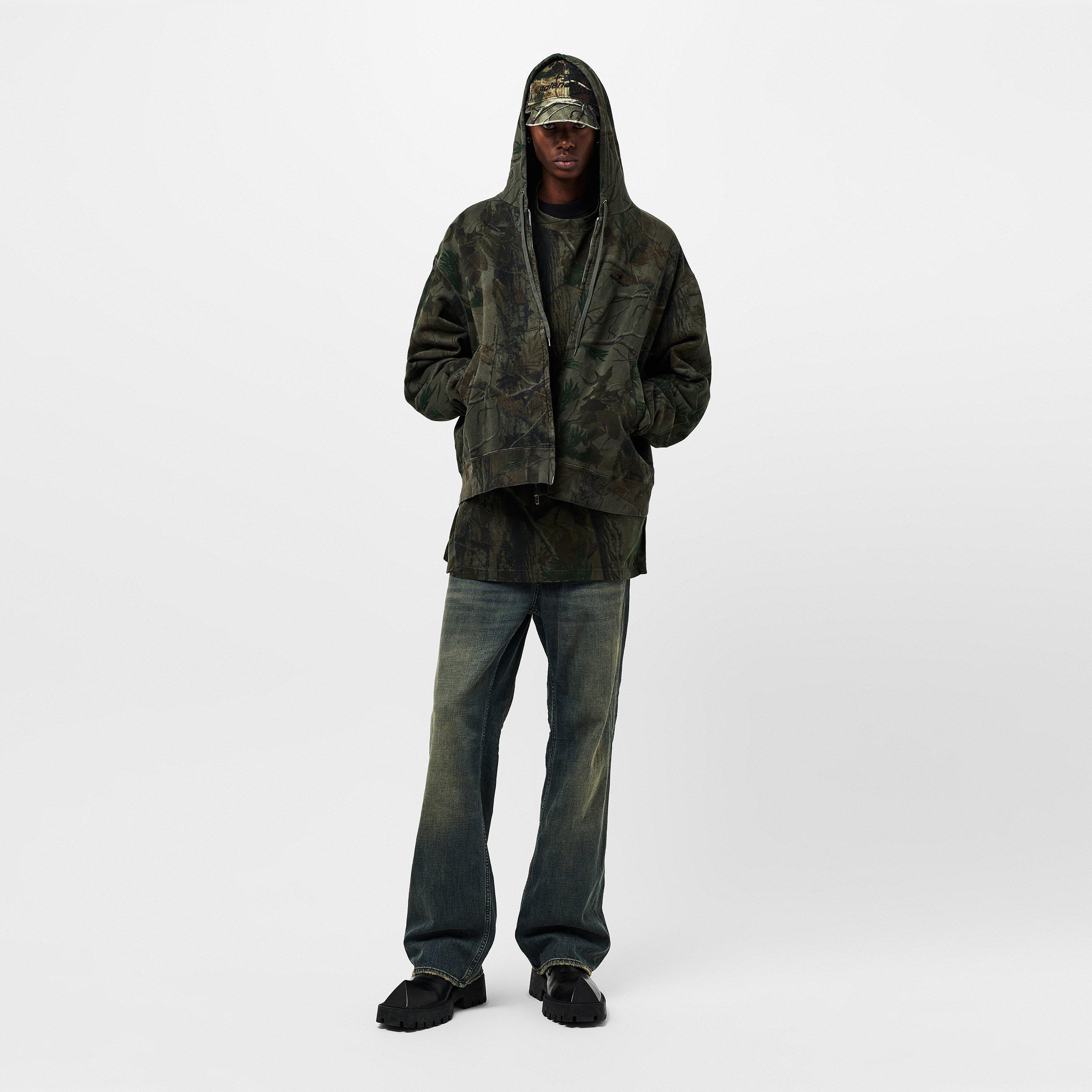 Bal Sports Logo Full Zip Relaxed Fit Hoodie