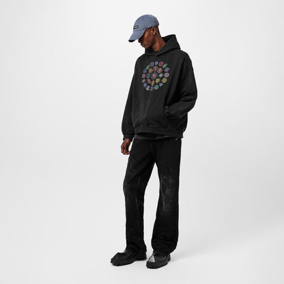 Spiral Crest Pull Over Hoodie