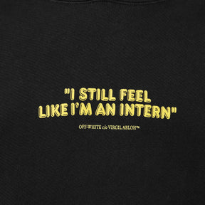 Men's Intern Skate Hoodie, Slogan Print