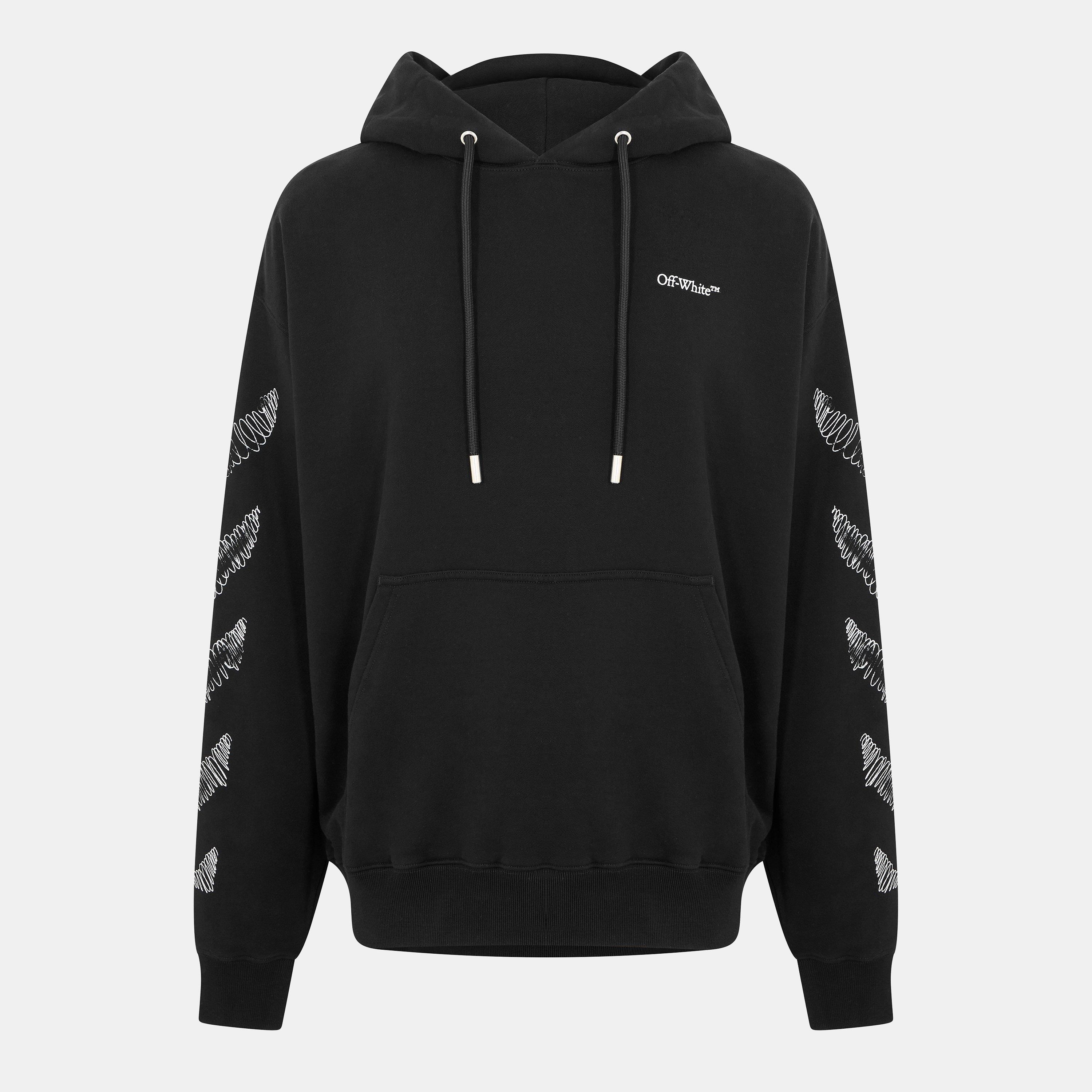 Scrib Diag Pullover Hoodie