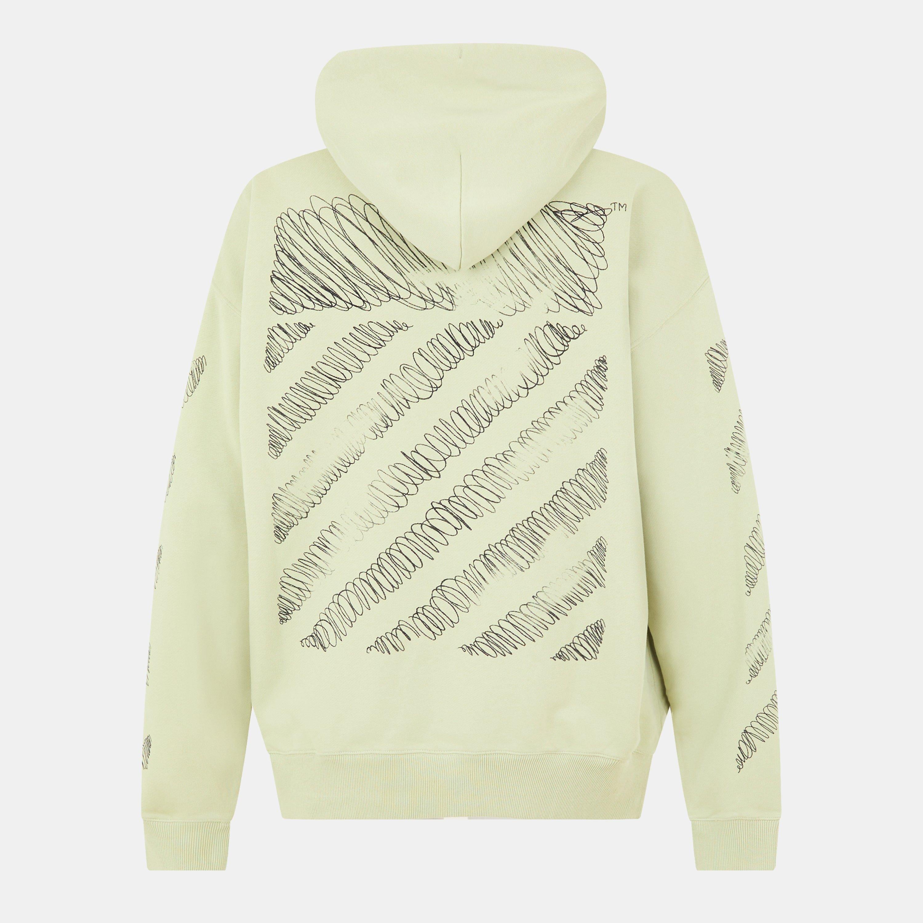 Scrib Diag Pullover Hoodie