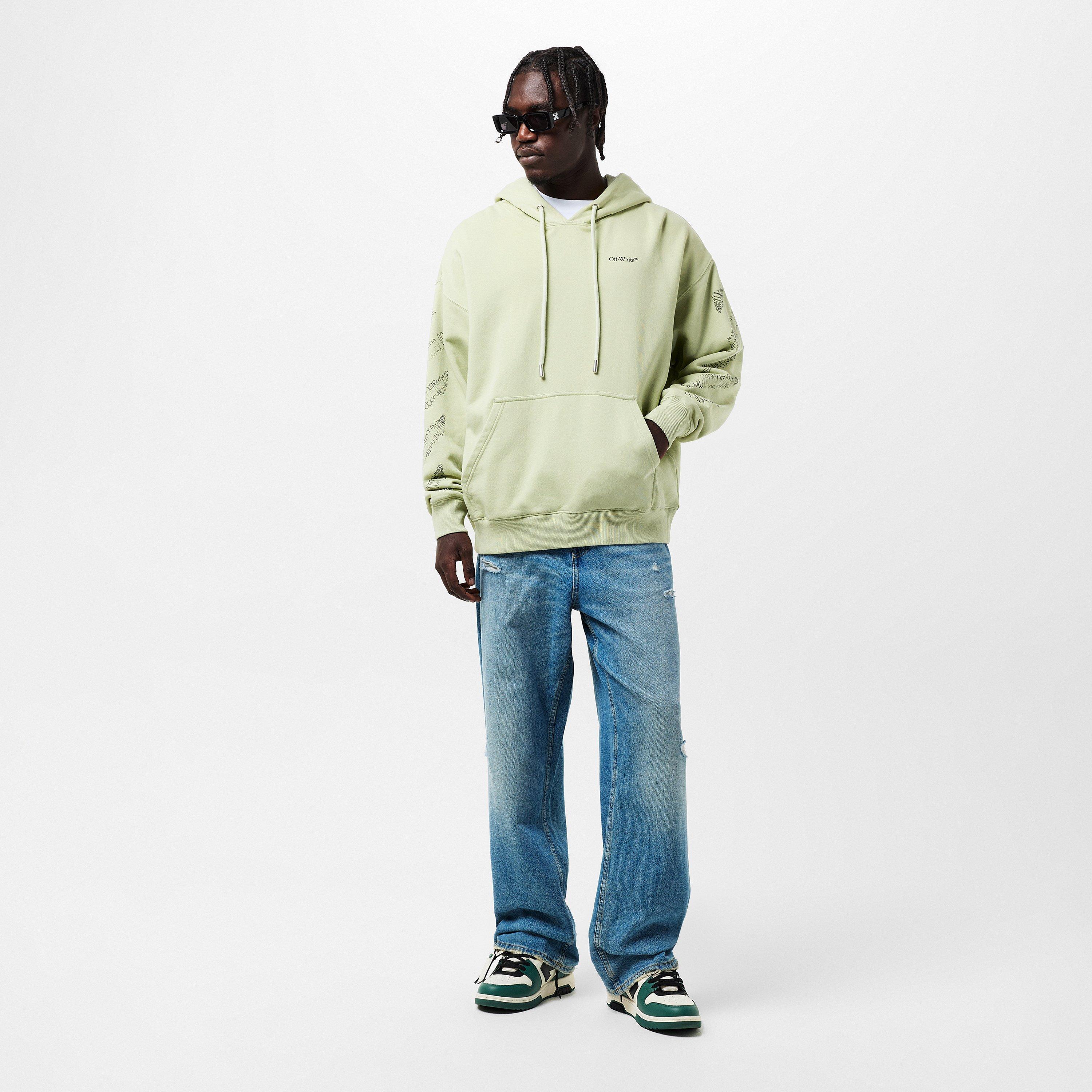 Scrib Diag Pullover Hoodie