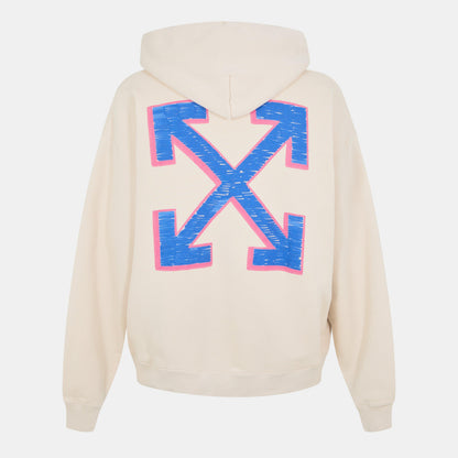 Men's Sketch Doodle-Style Logo Hoodie