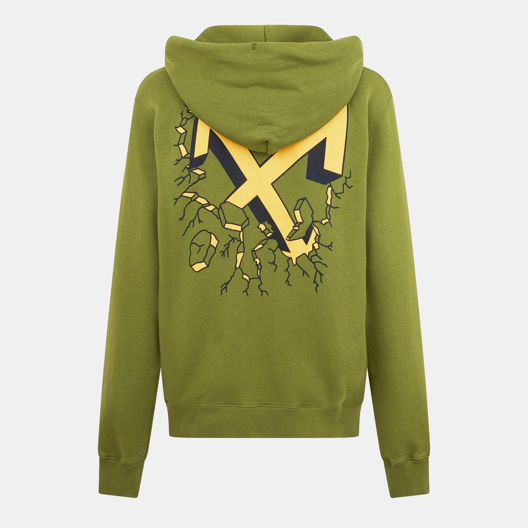 Men's Ctn Slim Hoodie, Cartoon Arrows Design