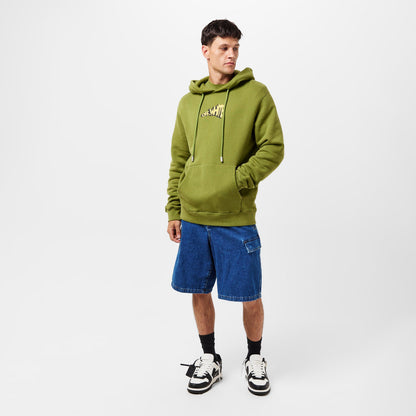 - Cartoon Arrows Long Sleeve Slim Fit Hoodie