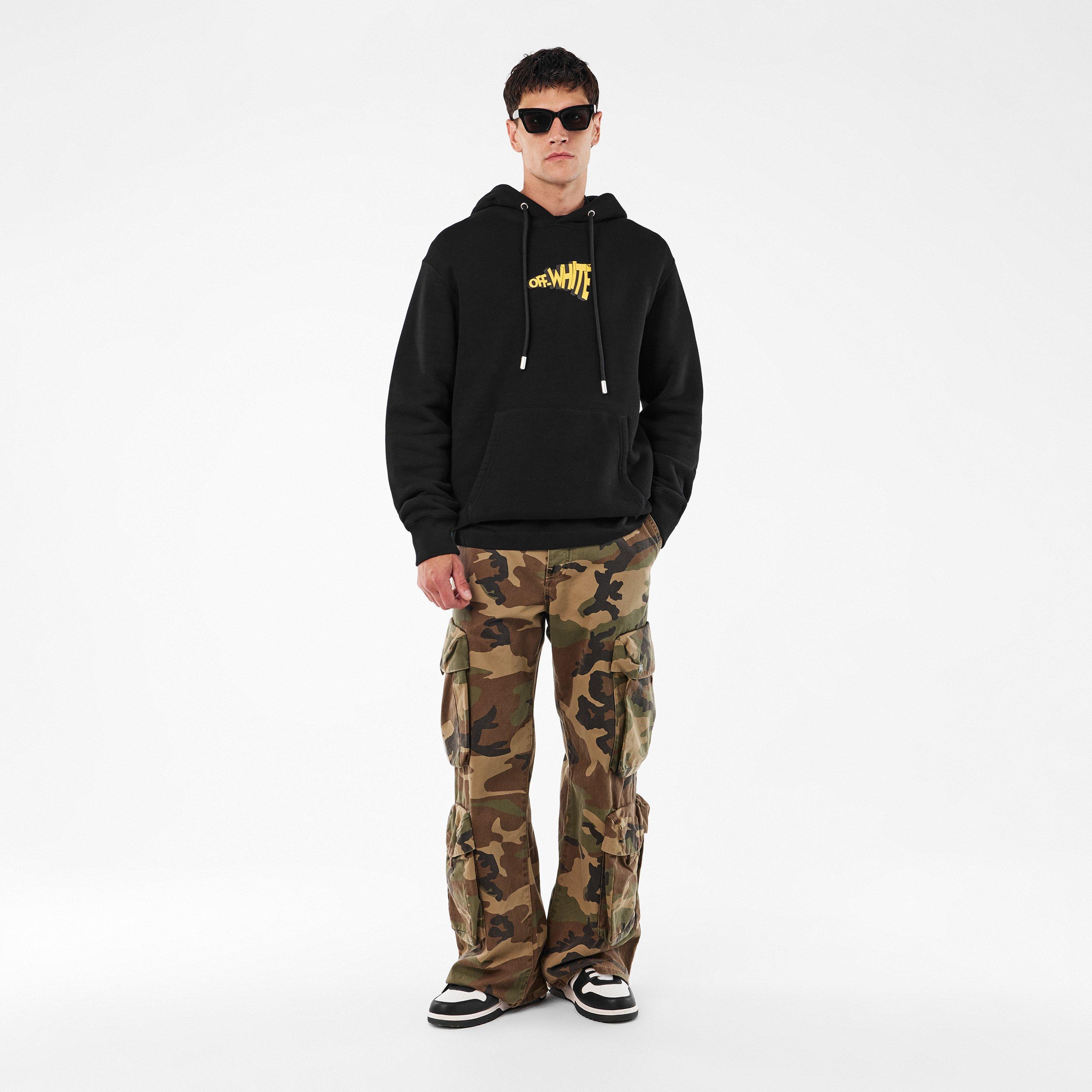 - Cartoon Arrows Long Sleeve Slim Fit Hoodie