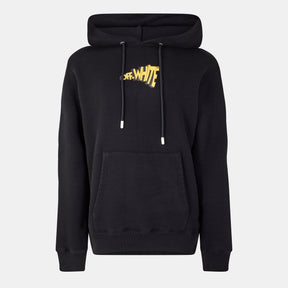 Men's Ctn Slim Hoodie, Cartoon Arrows Design