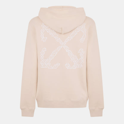 Brick Arrows Jersey Fleece Long Sleeve Slim Fit Hoodie