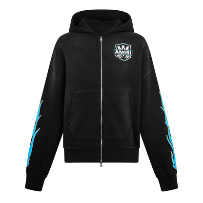 MA Flames Zip Hoodie