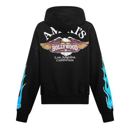 MA Flames Zip Hoodie