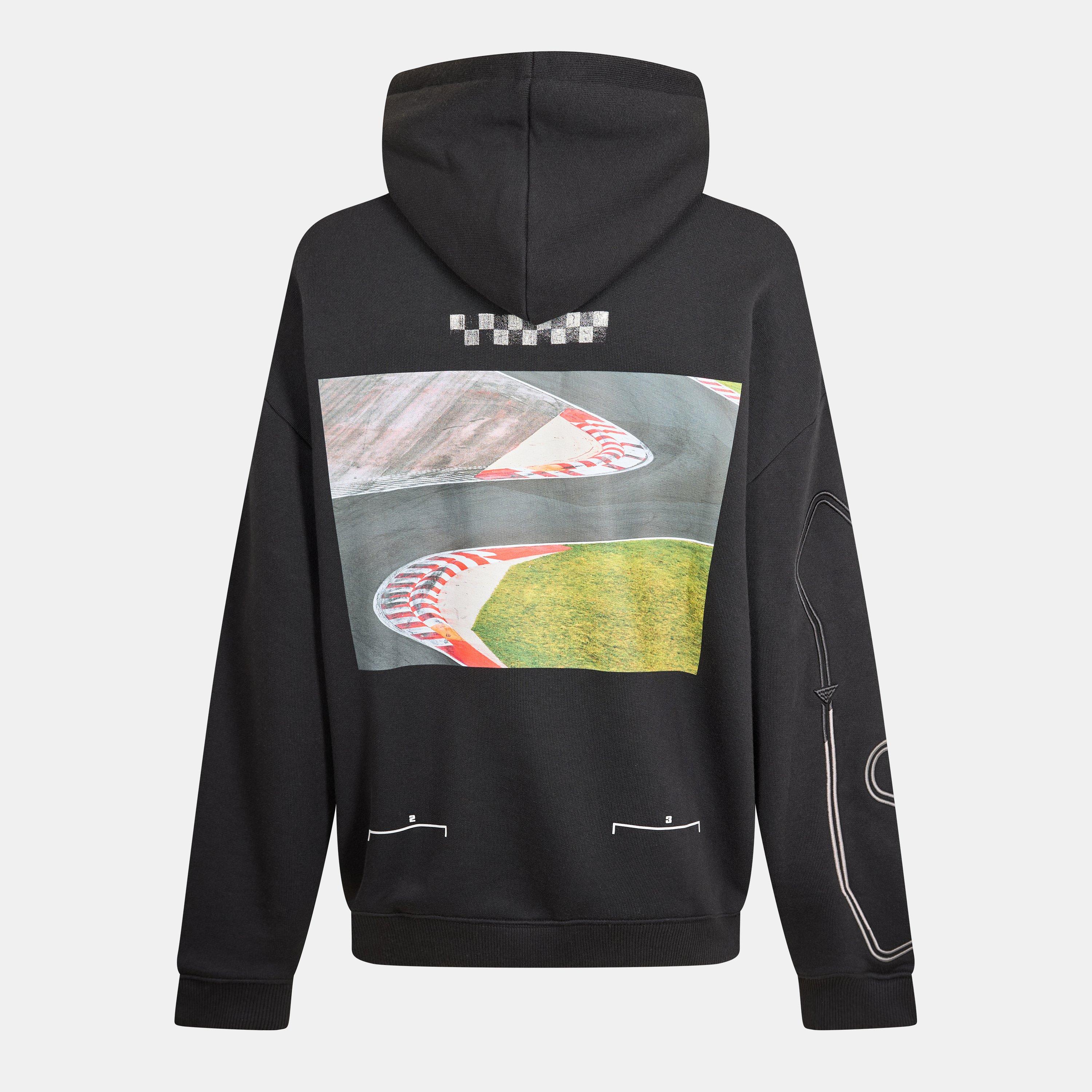 Racing-Print Hoodie