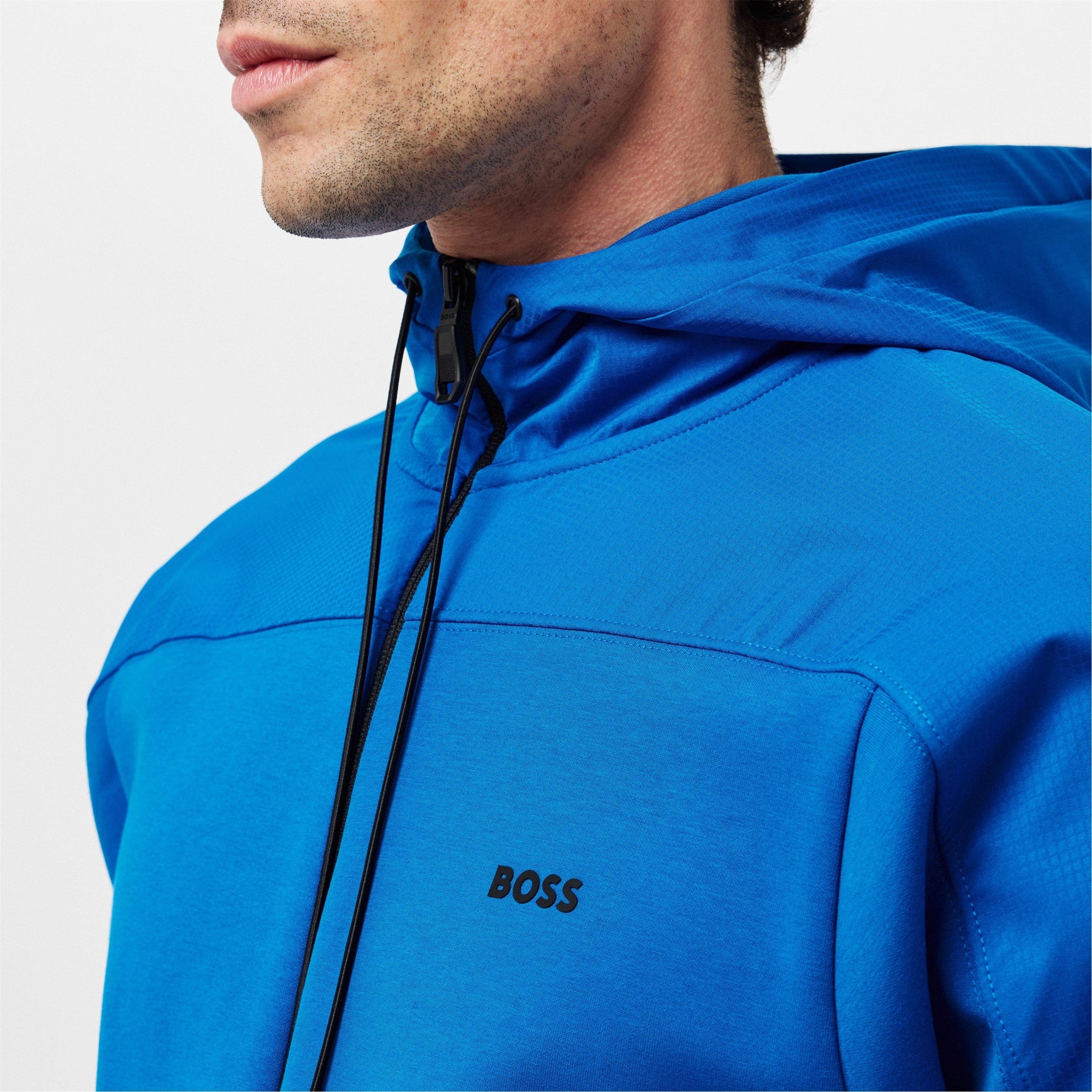 Men's Zip-Up Hoodie, Hooded Design