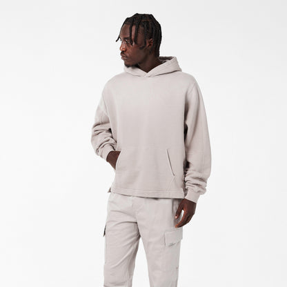 Rep Stepped Detail Relaxed Fit Hoodie