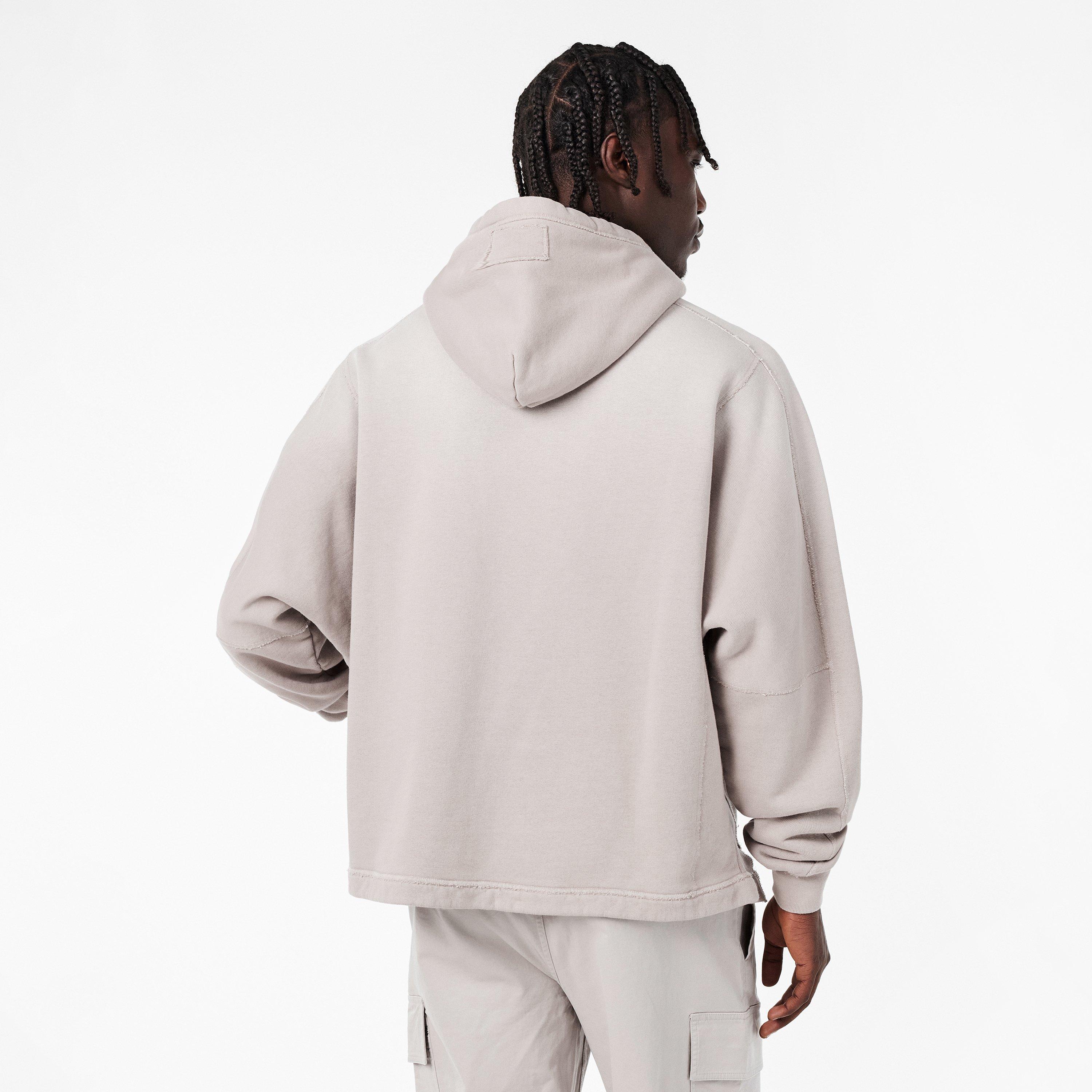 Rep Stepped Detail Relaxed Fit Hoodie