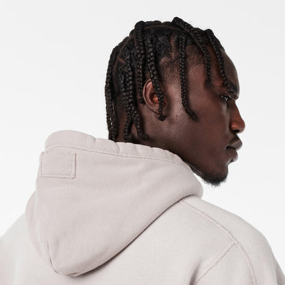 Rep Stepped Detail Relaxed Fit Hoodie