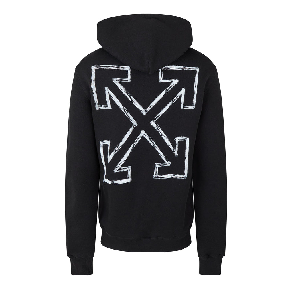Arrow Print Logo Hoodie