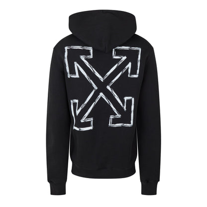 - Arrow Print Logo Long Sleeve Hoodie