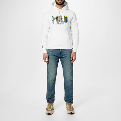 Graphic Polo Hoodie