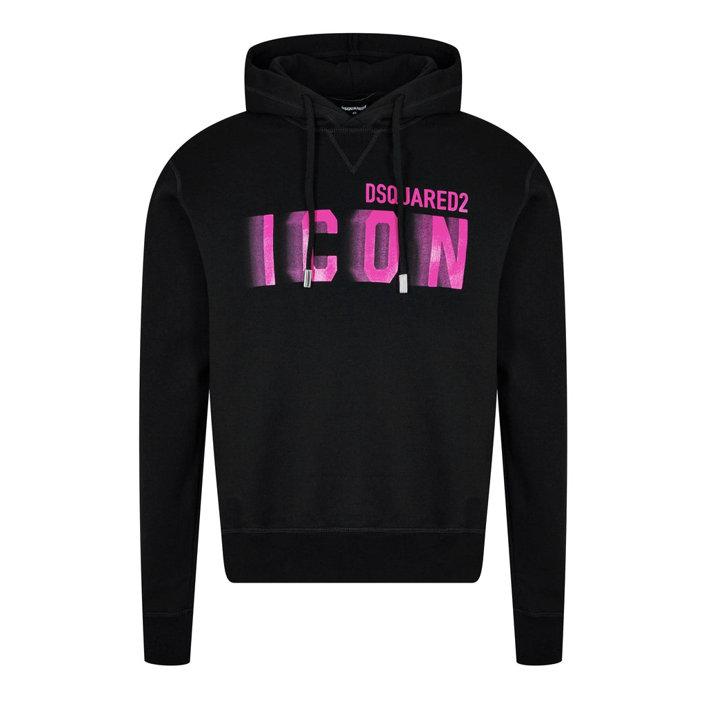 Icon Print Cotton Hoodie