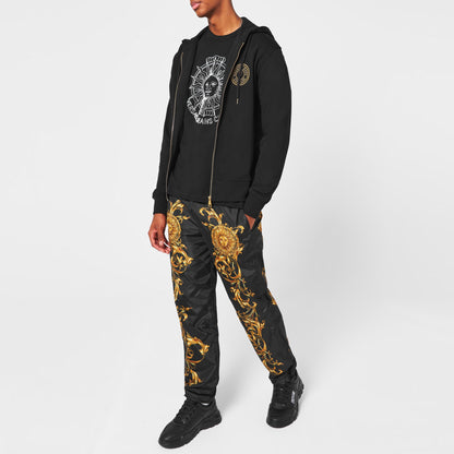 Foil Stamp Zip Hoodie