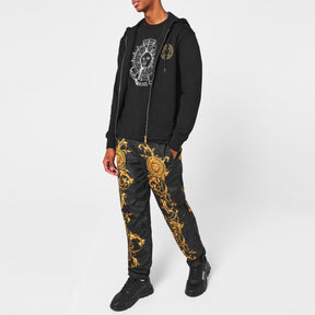 Foil Stamp Zip Hoodie