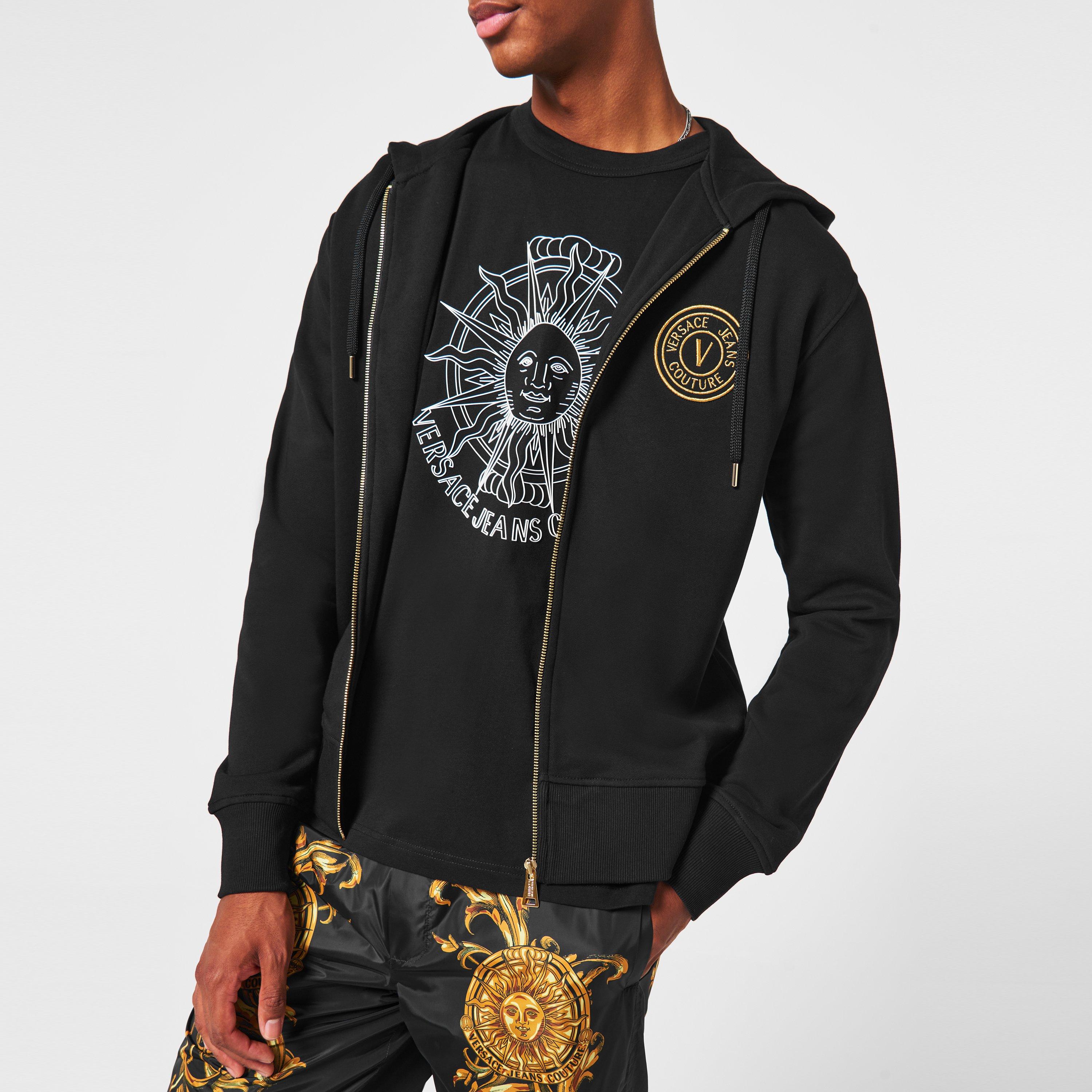 Foil Stamp Zip Hoodie