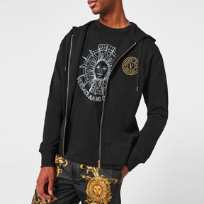 Foil Stamp Zip Hoodie
