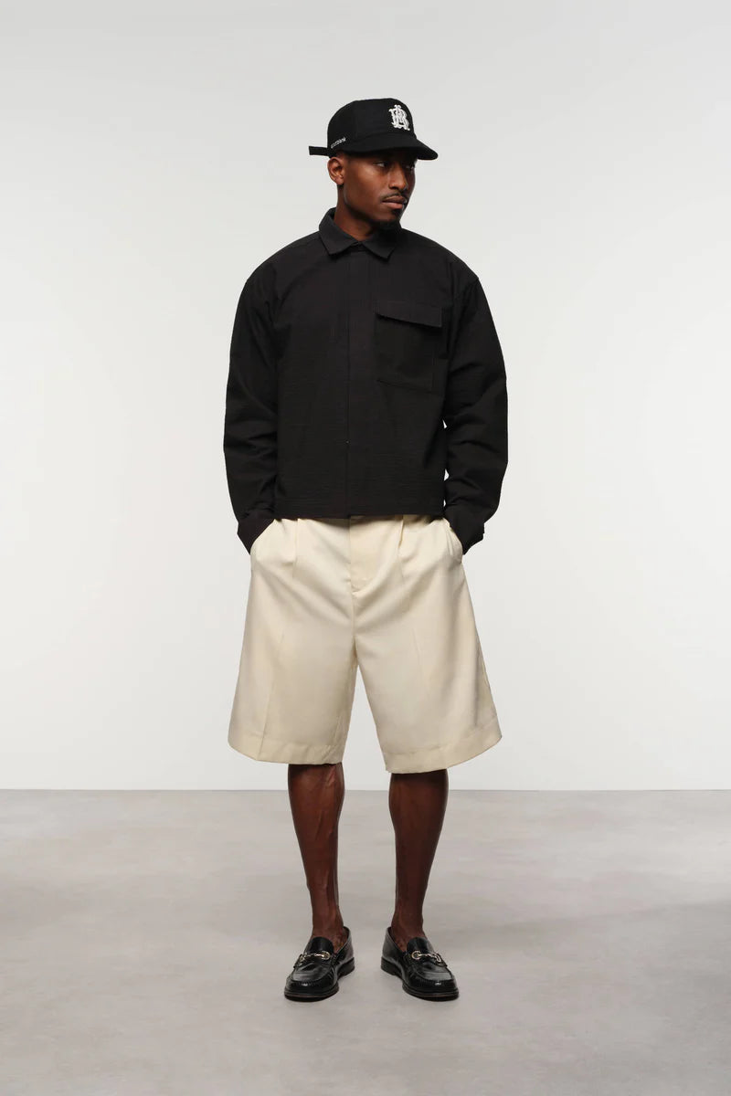 Seersucker overshirt