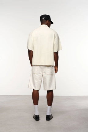 Pique knitted polo
