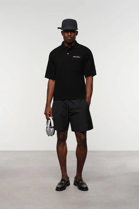 pique knitted polo