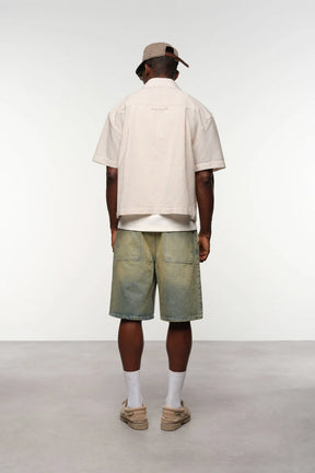 Striped Seersucker Summer Shirt