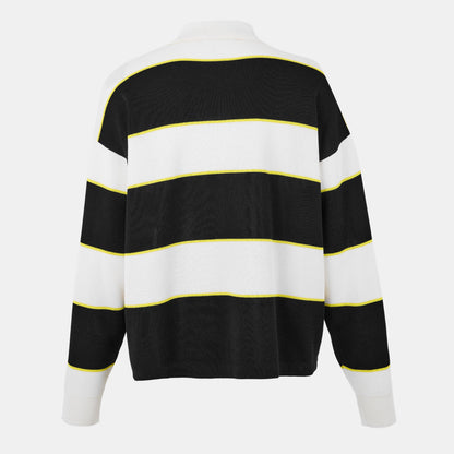 Rugby Contrasting Collar Polo Shirt