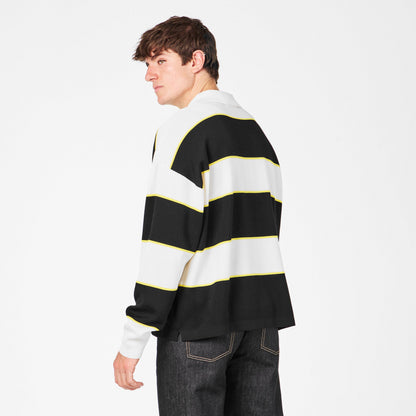 Rugby Contrasting Collar Polo Shirt