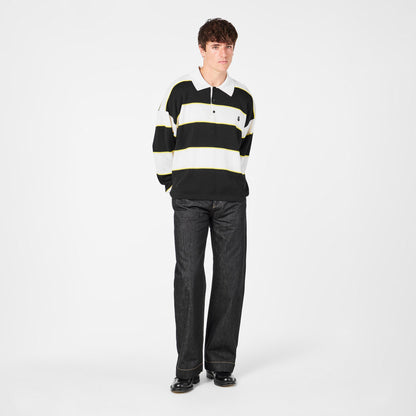 Rugby Contrasting Collar Polo Shirt