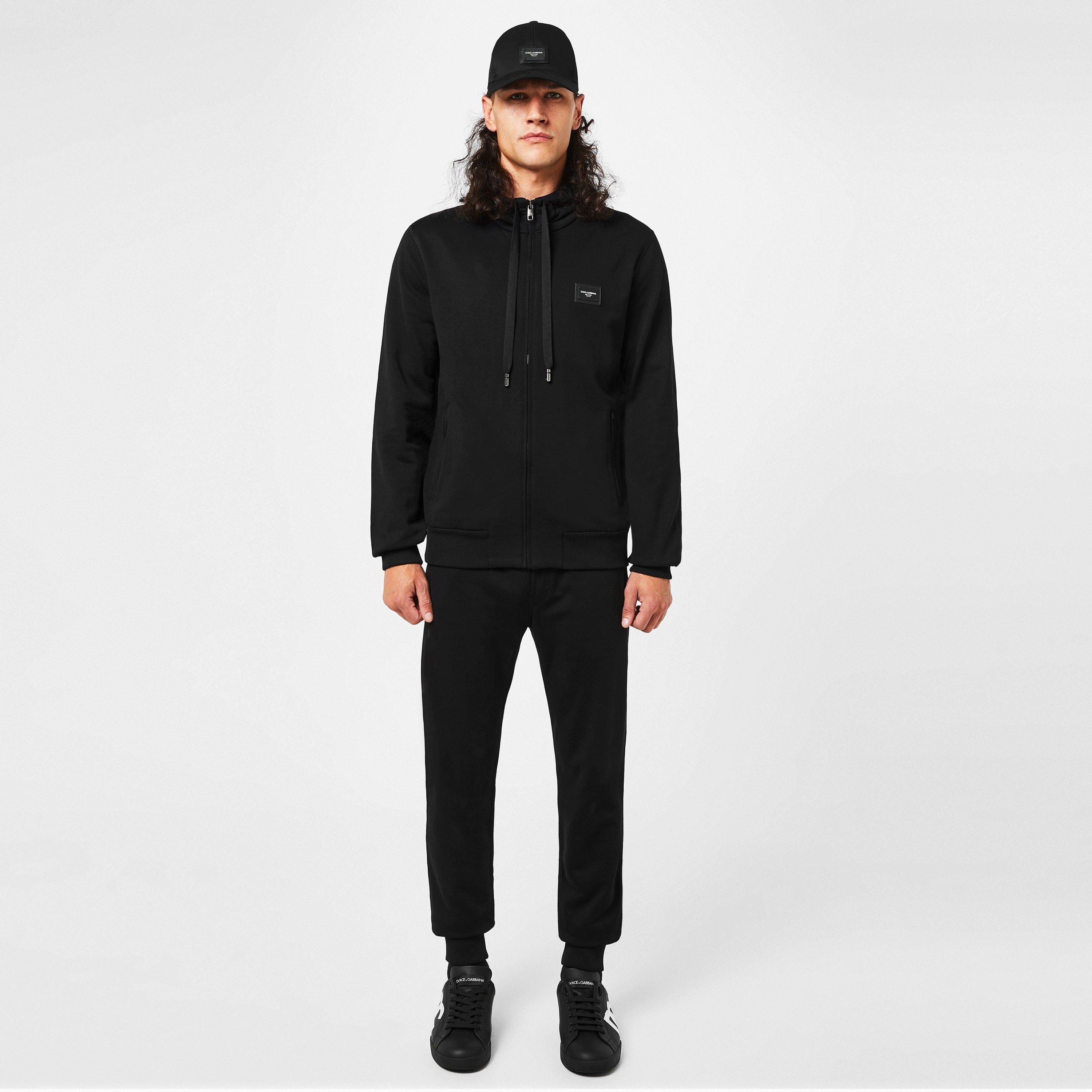 Rubber Plate Zip Hoodie