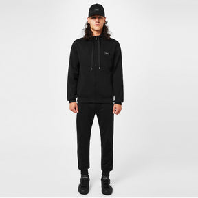 Rubber Plate Zip Hoodie