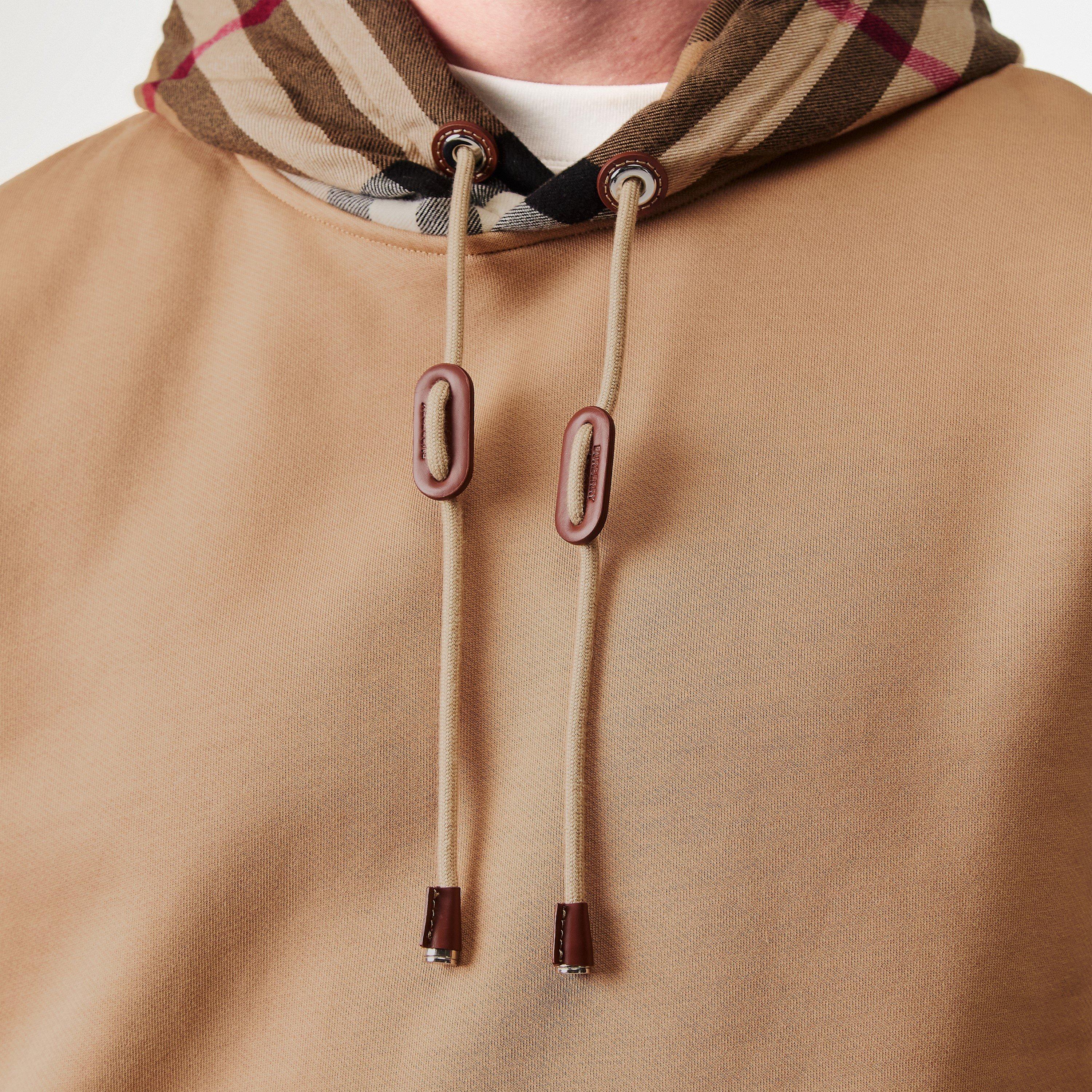 Men's Check Cotton Hoodie