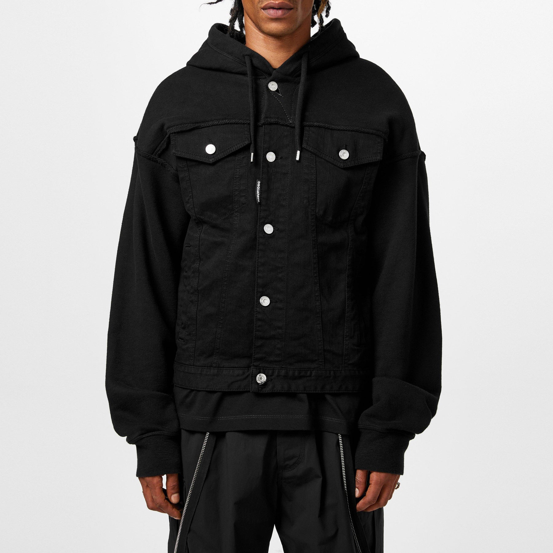 Hooded Denim Jacket