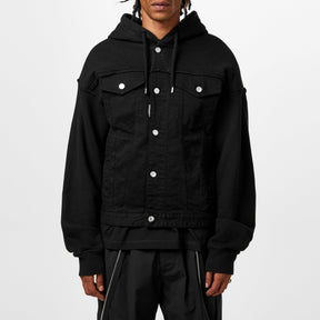 Hooded Denim Jacket