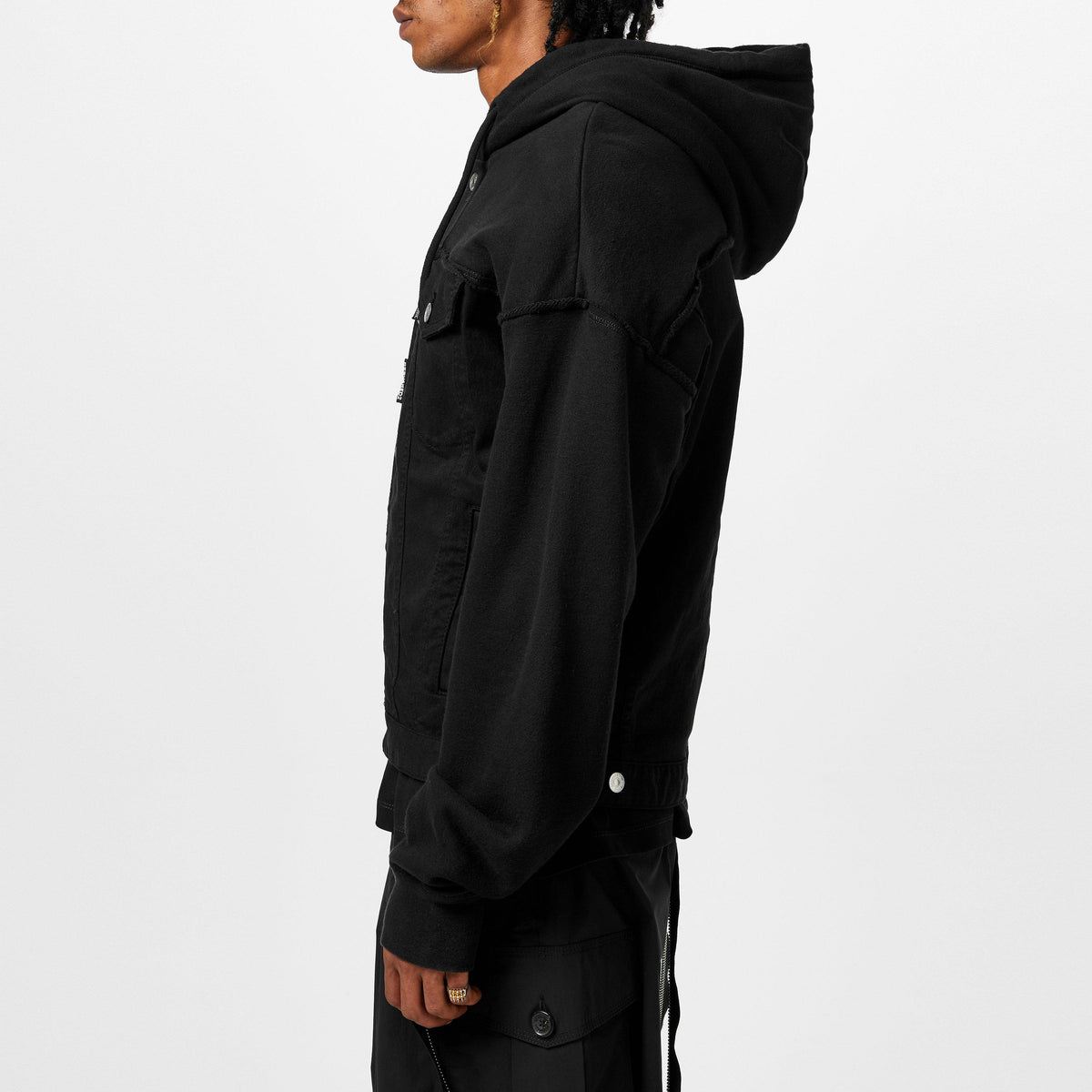 Hooded Denim Jacket