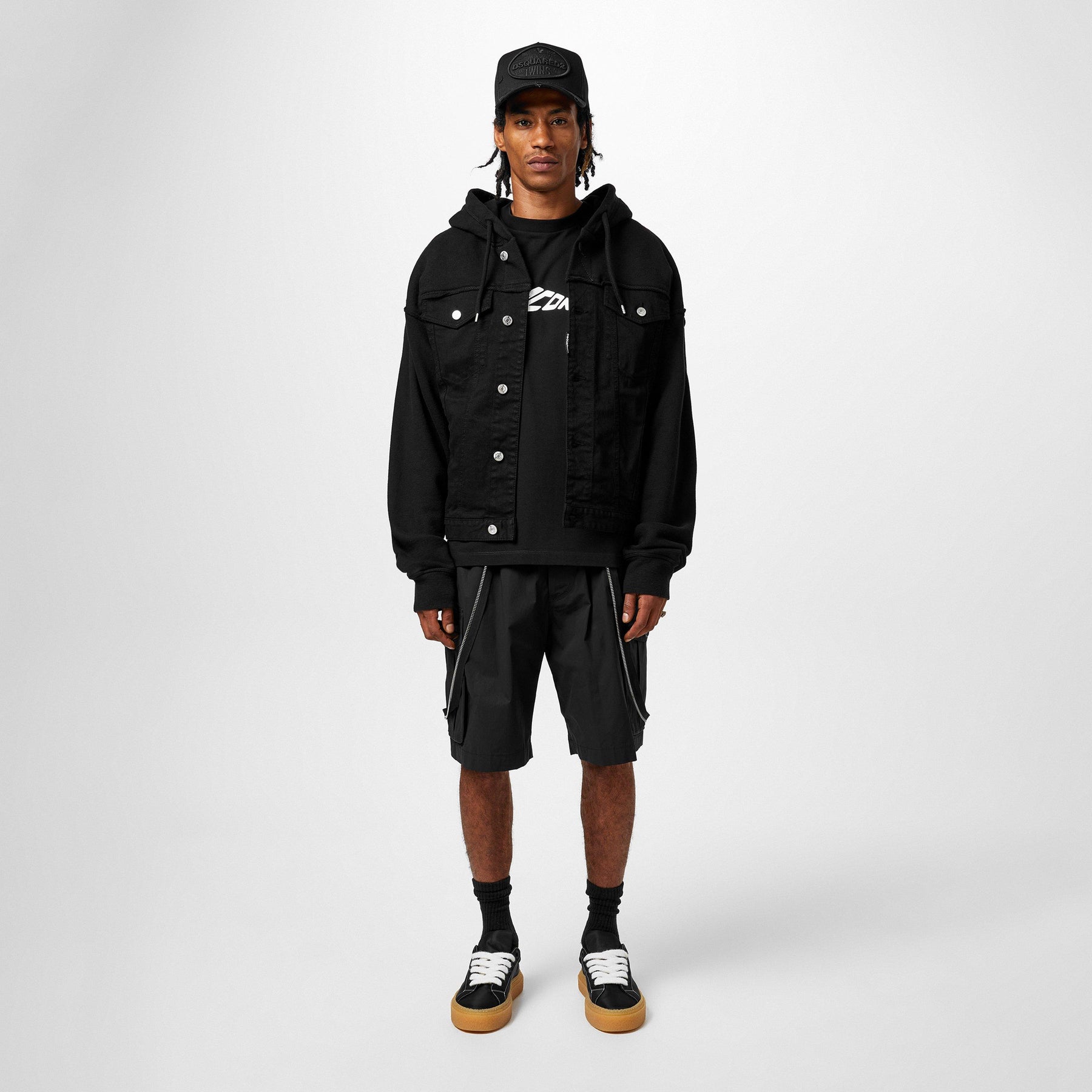 Hooded Denim Jacket