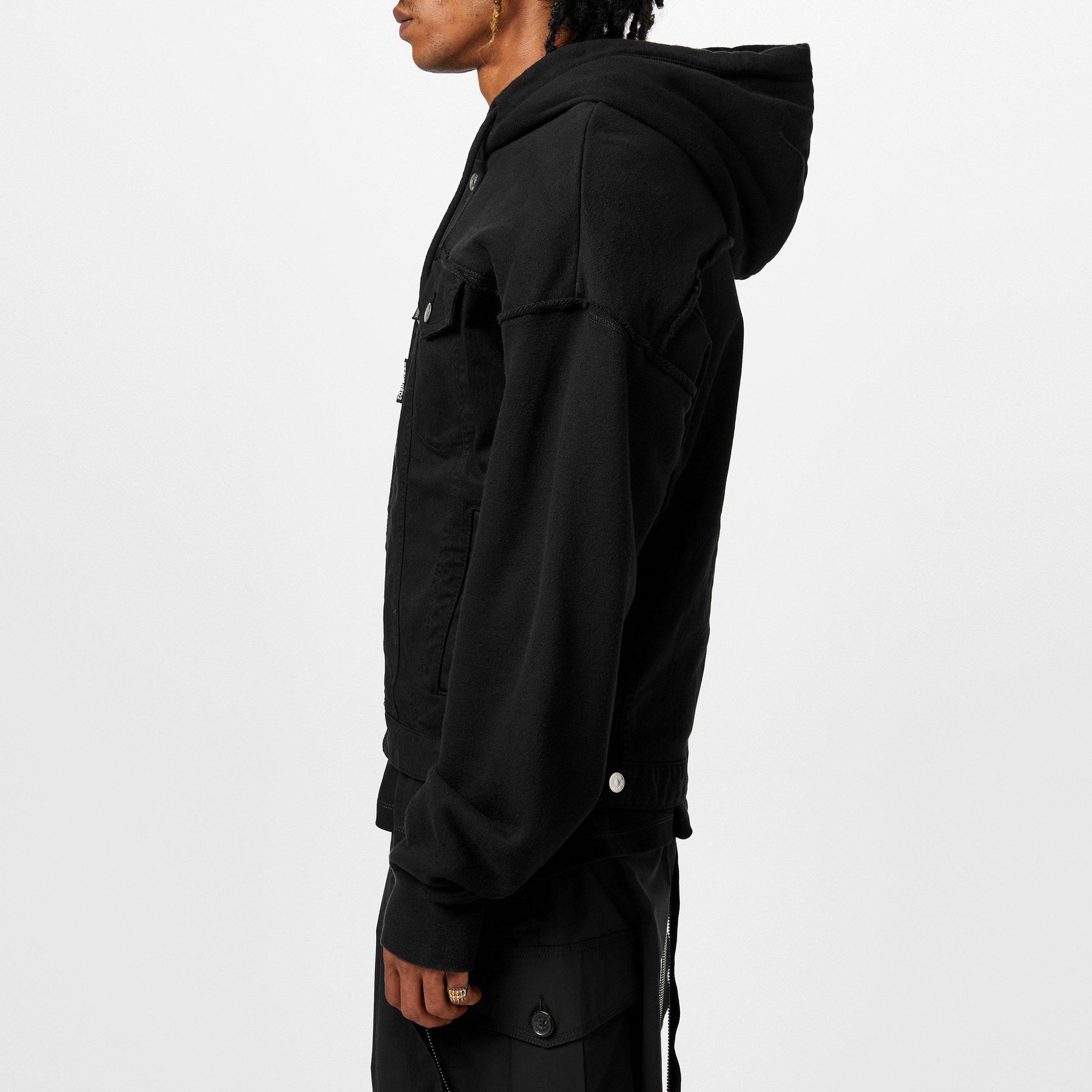Hooded Denim Jacket