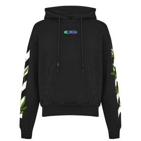 Men's Weed Arrows Over The Head Design Hoodie